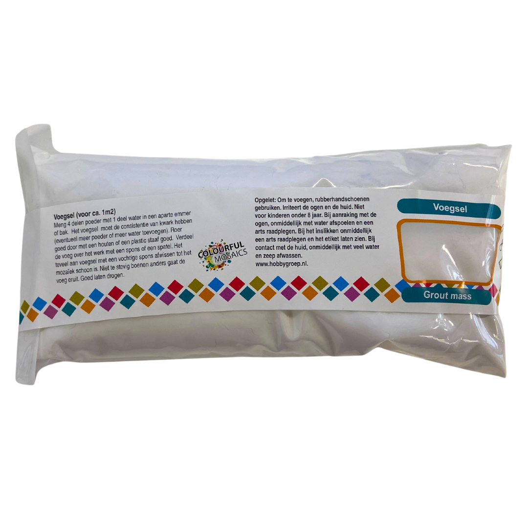 Colorful Grout Mosaic Grout 250 gr White