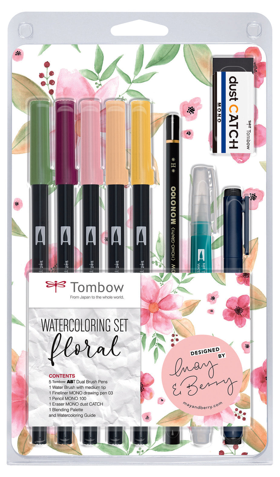 Tombow Watercoloring Set Floral
